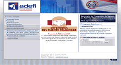 Desktop Screenshot of adefi.org.py